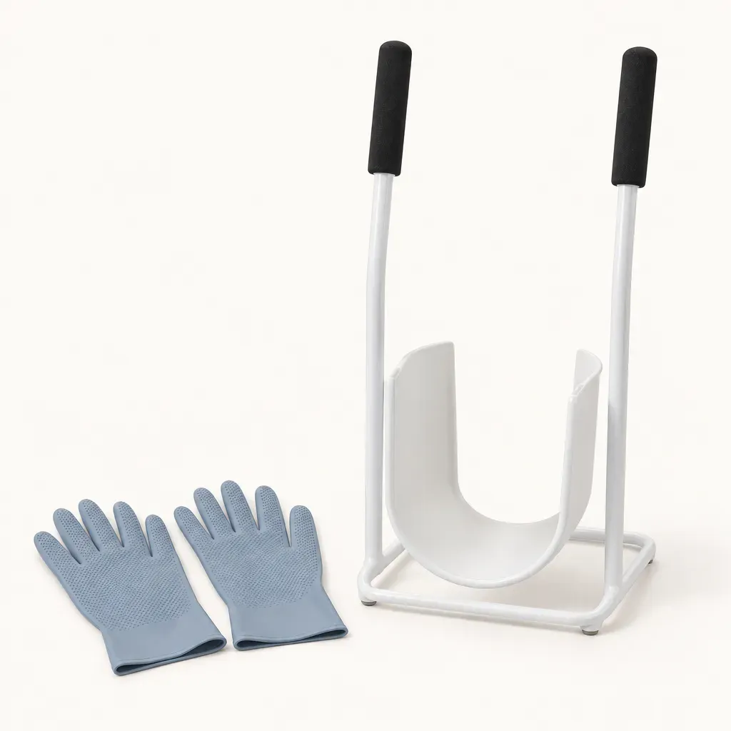 Easy-On Kit: Stocking Donner + Donning Gloves
